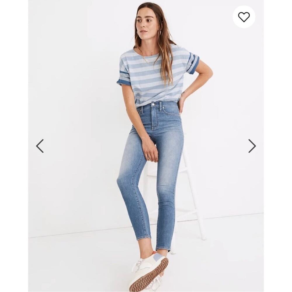Madewell Tall 10" High-Rise Skinny Crop Jeans